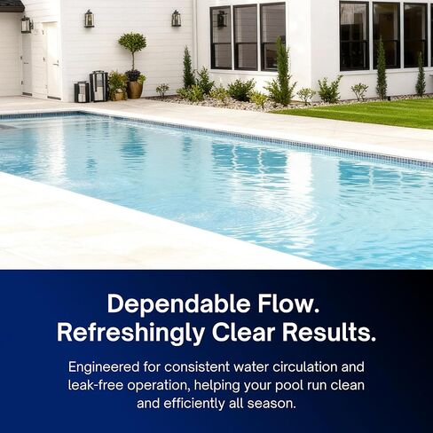 مجموعة استبدال خرطوم فلتر حمام السباحة FibroPool Professional مقاس 1 1/2 بوصة (6 أقدام، عبوتان) in Saudi Arabia