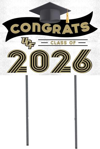 KH Sports Fan UCF Knights Congrats Class of 2026 Graduation Yard Sign, 18x24 in Saudi Arabia