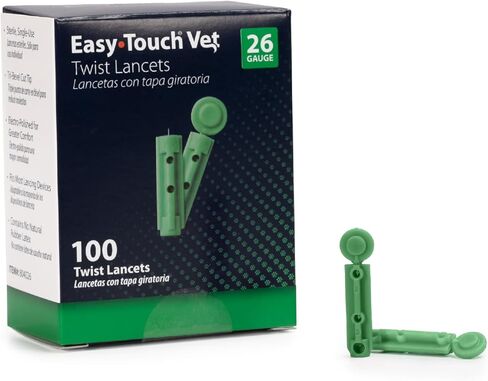 Easy Touch Pet Twist Lancets - 28 G, (100 per Box) in Saudi Arabia