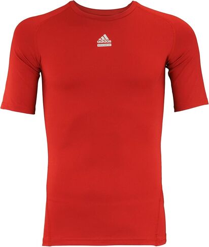adidas Techfit Fitted Short Sleeve Top - Men's Multi-Sport XL Power Red in Saudi Arabia