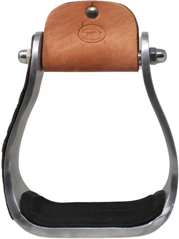 CHALLENGER Western Copper Cactus Engraved Turquoise Rhinestone Barrel Racing Aluminum Stirrups 51255 in Saudi Arabia
