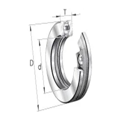 1pcs 51113 8113 HOT51113-300 65x90x18 High Temperature Thrust Ball Bearings 300 Degrees Celsius in Saudi Arabia