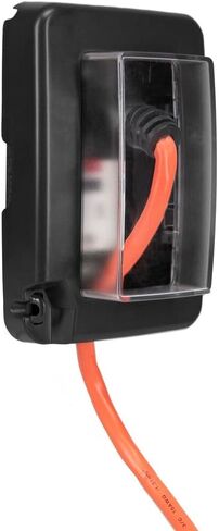 Intermatic WP6000BL Low-Profile In-Use Weatherproof Cover, Black - Durable Outdoor Outlet Protection | Expandable Design | Easy Installation in Saudi Arabia