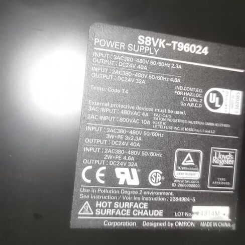S8VK-T96024 DC24V 40A Output Rail Type Switching Power Supply in Saudi Arabia