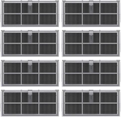 مرشحات نيوتوب البديلة متوافقة مع Dreame L10s Ultra Gen2/Gen3، L10s Pro Ultra Heat، L40s Ultra AE/CE، L40 Ultra، X40 Ultra/Master، X30 Ultra، أجزاء ملحقات المكنسة الكهربائية الروبوتية، 8 عبوات in Kuwait