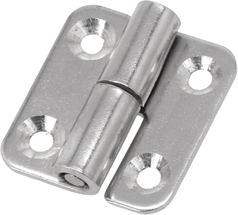 37 * 33mm Silver 304 Stainless Steel Flag Hinge Removable Furniture Movable Hinge 1Pcs(Right) in Saudi Arabia