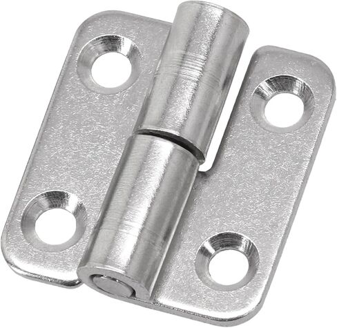 37 * 33mm Silver 304 Stainless Steel Flag Hinge Removable Furniture Movable Hinge 1Pcs(Right) in Saudi Arabia