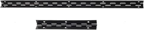 270 Degree Open Long Line L380mm L153mm 1mm Thick Iron Black Piano Furniture Hinge with Free Screws 1Pcs(8109A-L153W26 2pcs) in Saudi Arabia