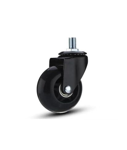 5 2.5-inch Screw M6/8/10 Universal Movable PU Wheel Universal Household Wheel Trolley Universal Wheel Light Small Wheel(M6x15mm) in Saudi Arabia