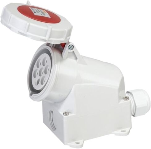 7-Core Surface-Mounted Industrial Socket 16/32A Waterproof Oil Machine Plug Aviation Power Outlet(16AIP44) in Kuwait