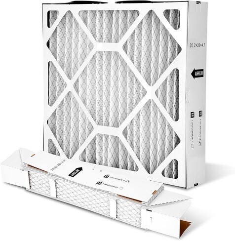 عبوتان من فلتر الهواء FLRQB5FR21M11 مقاس 20.2 بوصة × 26 بوصة × 4.7 بوصة متوافق مع فلتر الوسائط Trane FLRQB5FR21M13 وEnvirowise مقاس 20.2 بوصة × 26 بوصة × 4.7 بوصة MERV 13 in Kuwait