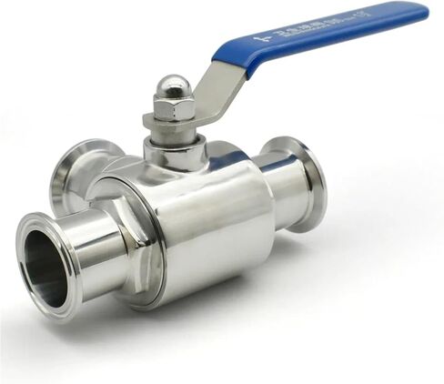19/25/32/38/51mm Stainless Steel Three-way Ball Valve T L Port Ferrule/50.5/64mm 1Pcs(T-port,38mm Ferrule 50.5) in Saudi Arabia