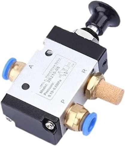 3R210-08 1/4 Inch 2 Position 3 Port Air Manual Valves Pneumatic Control Valve 1Pcs(3R210-08 PC12-02) in Saudi Arabia