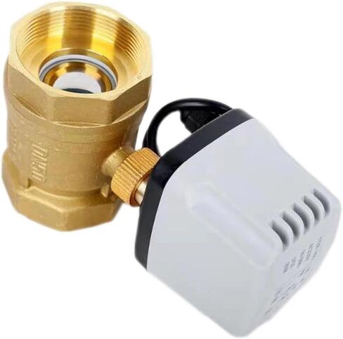 1/2 Inch Motorized Ball Valve 3-Wire 2 Control Brass Electric Big Torque Metal Motor 1Pcs(12VDC) in Saudi Arabia