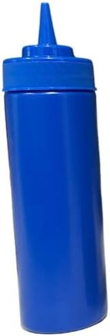 bark and lindy Rainbow Colors BPA Free Food Prep 12 oz Plastic Condiment Squeeze Bottle with Twist On Cap for Hot Sauces Ketchup Mustard Mayo Bundle of 5 Colors in Saudi Arabia