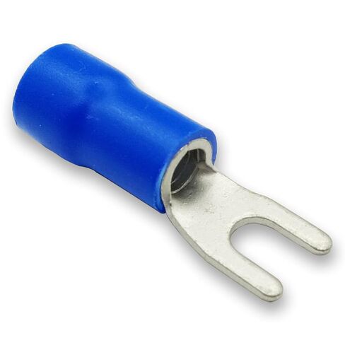15 قطعة 6 AWG 1/4 "M6 معزول شوكة تجعيد موصل 88A 600V CE للمحطات الكهربائية (15، 1/4") in Kuwait
