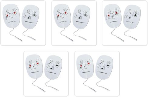 وسادات تدريب XFT AED، 5 أزواج من وسادات تدريب XFT Mini AED (وسادات البالغين والأطفال)، تستخدم لـ XFT-D0009، XFT-120N، XFT-120NB، XFT-120GA، وسادات تدريب بديلة AED in Saudi Arabia