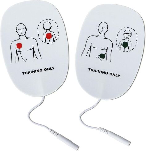 وسادات تدريب XFT AED، 5 أزواج من وسادات تدريب XFT Mini AED (وسادات البالغين والأطفال)، تستخدم لـ XFT-D0009، XFT-120N، XFT-120NB، XFT-120GA، وسادات تدريب بديلة AED in Saudi Arabia