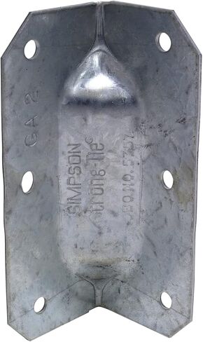 Simpson Strong-Tie GA2 GA 3-1/4 بوصة زاوية مجمعة مجلفنة مقاس 18 (عبوة من 100 قطعة) in Saudi Arabia