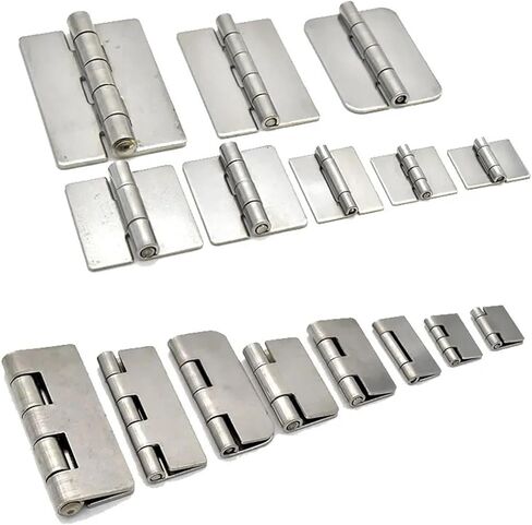304 Stainless Steel Thickened Non-Porous Welded Hinge Mechanical Equipment Cabinet Door 2Pcs(70x50) in Saudi Arabia