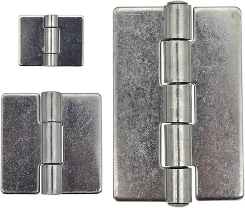 304 Stainless Steel Thickened Non-Porous Welded Hinge Mechanical Equipment Cabinet Door 2Pcs(70x50) in Saudi Arabia