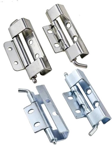 Iron Galvanized Concealed Detachable Welded Hinges for Industrial Machinery Equipment Cabinets Hinge 1Pcs(SUS304 Height 33.5mm) in Saudi Arabia