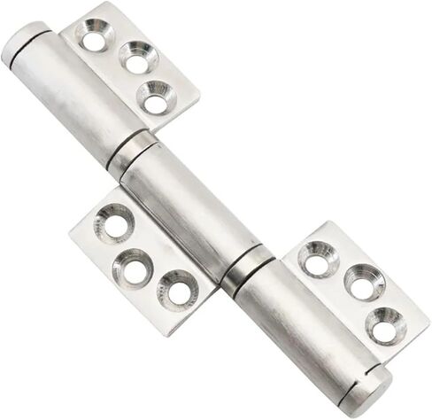 Stainless Steel 360 Degree Pivot Flag Hinge Industrial Electrical Heavy-Duty Thickened Built-in Hinge 1Pcs in Saudi Arabia