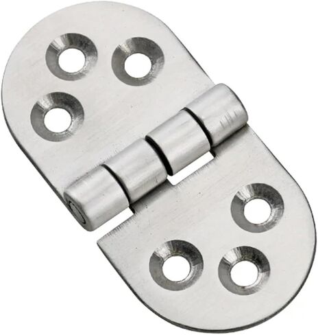 Industrial Heavy Duty Turning Plate Round Corner Stainless Steel Hinge Mechanical Accessories 1Pcs(CL238-3) in Saudi Arabia