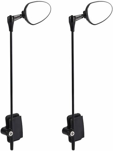 Bike Helmet Rearview Mirror Cycling Rear View Mirror Rearview Mirrors Cycling Accessories for Bike Motorcycle(Black) in Saudi Arabia