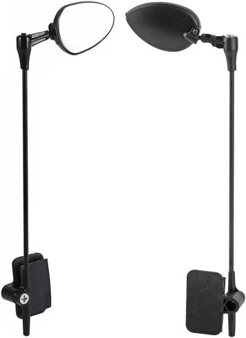 Bike Helmet Rearview Mirror Cycling Rear View Mirror Rearview Mirrors Cycling Accessories for Bike Motorcycle(Black) in Saudi Arabia