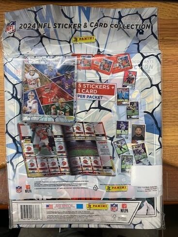 24-25 NFL Sticker Collection Starter Pack (1 Album + 5 Packs) in Saudi Arabia