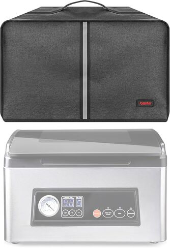 Vacuum Sealer Dust Cover with Lateral Pockets Compatible with USV32 Chamber Vacuum Sealer, 15 x 16.1 x 9.8 In -Dark Gray in Saudi Arabia
