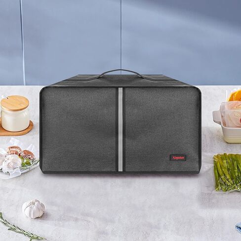 Vacuum Sealer Dust Cover with Lateral Pockets Compatible with USV32 Chamber Vacuum Sealer, 15 x 16.1 x 9.8 In -Dark Gray in Saudi Arabia