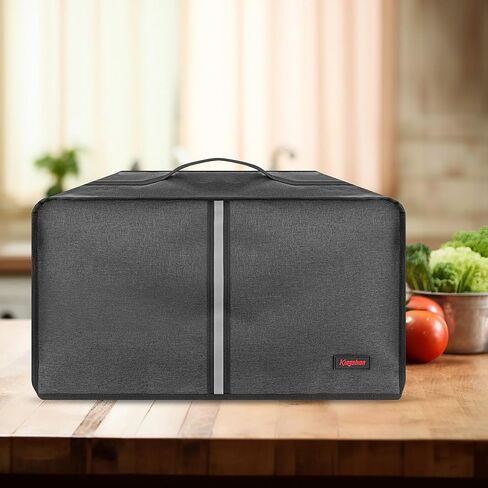 Vacuum Sealer Dust Cover with Lateral Pockets Compatible with USV32 Chamber Vacuum Sealer, 15 x 16.1 x 9.8 In -Dark Gray in Saudi Arabia
