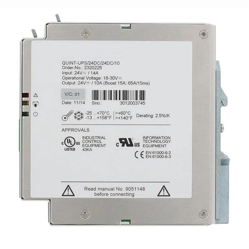 2320225 QUINT-UPS/24DC/24DC/10 Quint DC-UPS for 24VDC/10A Uninterruptible Power Supply in Saudi Arabia