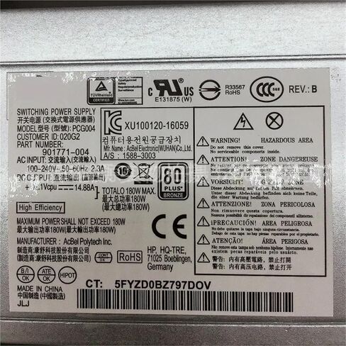 PSU Power Supply PCG002 PCG004 901772-004 for 600 680 800 880 G3 PSU in Saudi Arabia