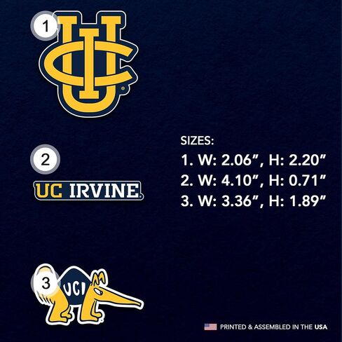 Desert Cactus University of California Irvine Acrylic Magnet 3 Pack UCI Anteaters Decorative Design Officially Licensed (Magnet Set A) in Saudi Arabia