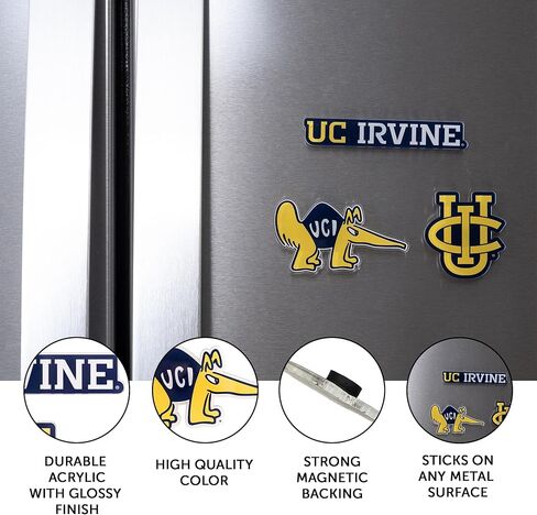 Desert Cactus University of California Irvine Acrylic Magnet 3 Pack UCI Anteaters Decorative Design Officially Licensed (Magnet Set A) in Saudi Arabia