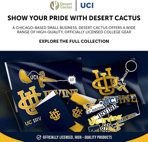Desert Cactus University of California Irvine Acrylic Magnet 3 Pack UCI Anteaters Decorative Design Officially Licensed (Magnet Set A) in Saudi Arabia