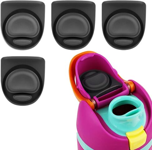 2/4Pcs Replacement Plug Stainless Steel Insulated Water Bottle Replacement Stopper Leak-proof Silicone Lid For Owala Silicone Seal in Saudi Arabia