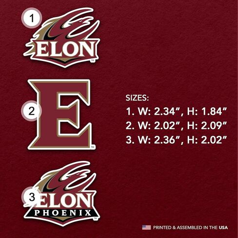 Desert Cactus Elon University Acrylic Magnet 3 Pack EU Phoenix Decorative Design Officially Licensed (Magnet Set A) in Saudi Arabia