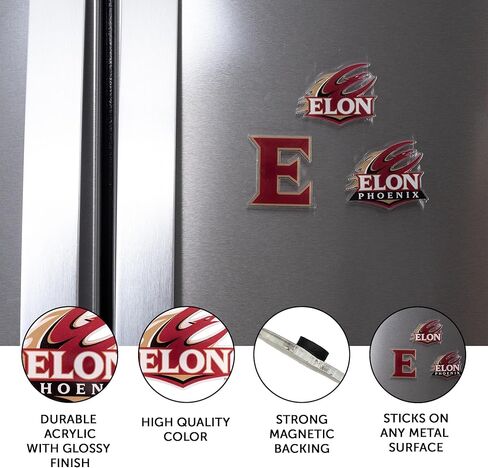 Desert Cactus Elon University Acrylic Magnet 3 Pack EU Phoenix Decorative Design Officially Licensed (Magnet Set A) in Saudi Arabia