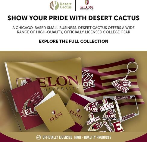 Desert Cactus Elon University Acrylic Magnet 3 Pack EU Phoenix Decorative Design Officially Licensed (Magnet Set A) in Saudi Arabia
