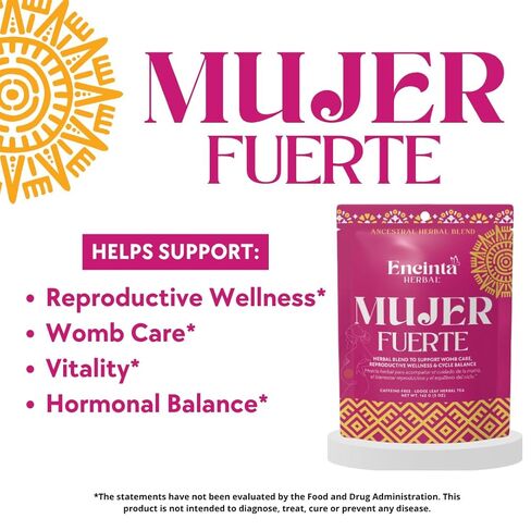 Mujer Fuerte – Traditional Herbal Tea Blend for Women’s Wellness and Vitality, 15 Natural Herbs, Caffeine-Free, Loose Leaf, 5 oz (142 g) in Saudi Arabia