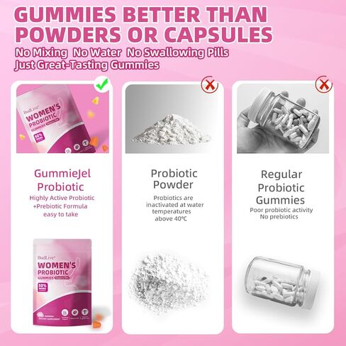 Vaginal Probiotics Gummies for Women, pH Balance for Women, Feminine Probiotics Gummy for Vaginal Health, Odor Control, Gut Health, Immune Support, Pineapple Probiotic Gummies for Woman, 90 Count in Saudi Arabia