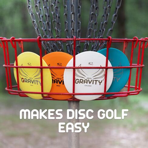 Latitude 64 Gravity Disc Golf Starter Set | 3 Piece Disc Golf Set | Pure, Fuse, Explorer | Lightweight, Floating Plastic for Longer Flights | Perfect for Beginners | 120-130g (Colors May Vary) in Saudi Arabia