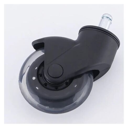 5/3-inch Nylon Transparent Wheels + Spring Rod Silent Pulleys/Office Chair Trolley Household Wheels Universal Wheels in Saudi Arabia