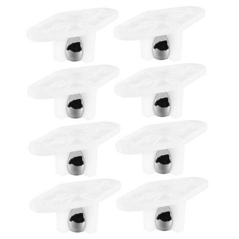 Mikinona 8pcs Vacuum W420 Steel Ball Caster Wheels Universal Roller Ball Bearings Small Replacement Swivel Casters for Furniture Trolleys and DIY Industrial Use in Saudi Arabia