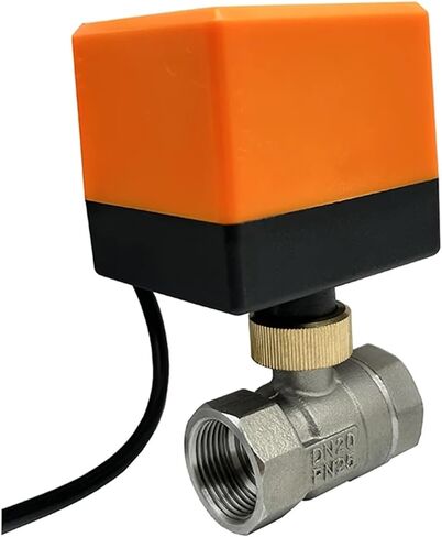 3/4 inch Stainless Steel Electric Ball Valve 3-Wire 2 Control 220v 12v 24v Motorized 2-Way 1Pcs(220VAC_CR02) in Saudi Arabia