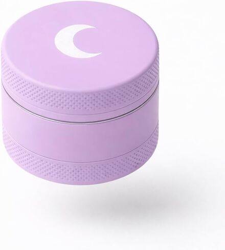Brando Moon 1.5 inch Black with Pink Moon Kitchen Crusher - 3 Piece Small Metal Matte Crusher in Kuwait